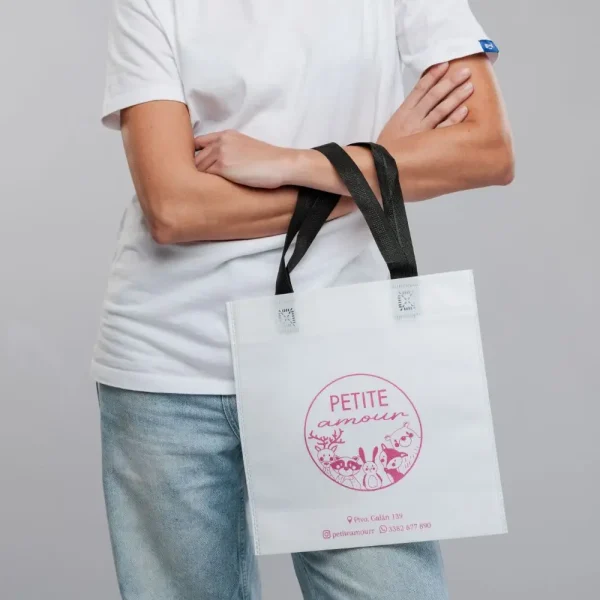 Bolsa de Friselina 30x30x10 Asas (Desde 2000u) - Imagen 3