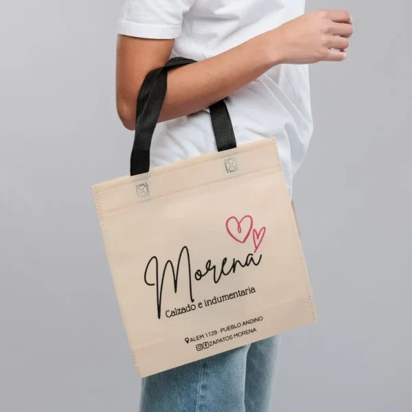 Bolsa de Friselina 30x30x10 Asas (Desde 2000u) - Imagen 2